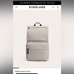 Everlane renew Backpack - Warm Quartz